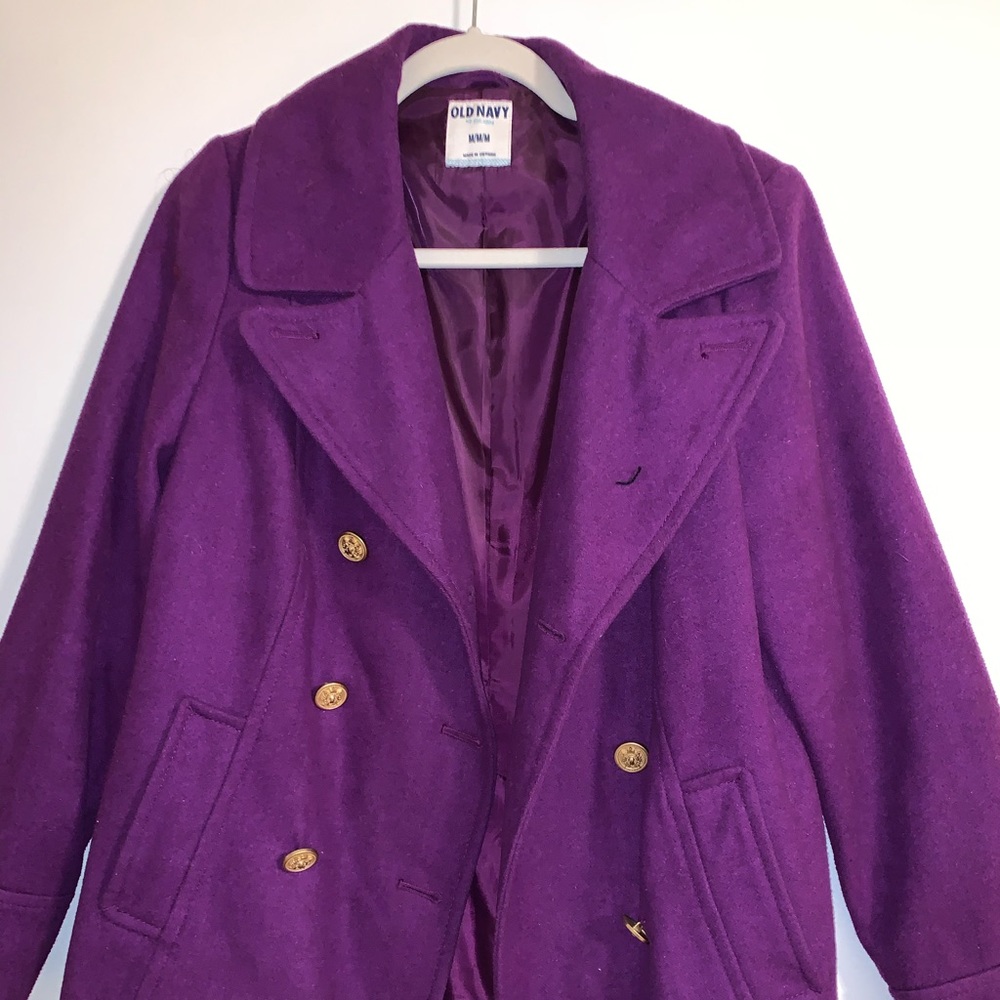 Purple Pea Coat